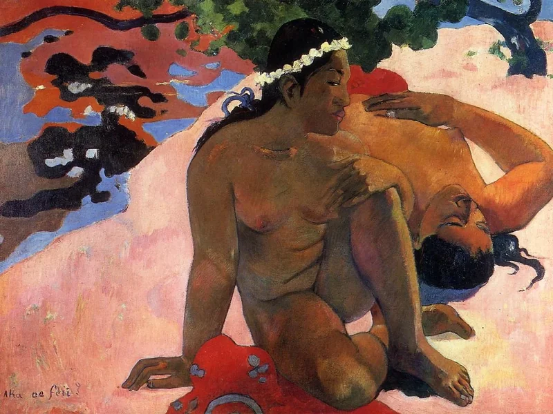 1848-Paul Gauguin - Aha oe Feii - The Pushkin State Museum of Fine Arts, Mosca